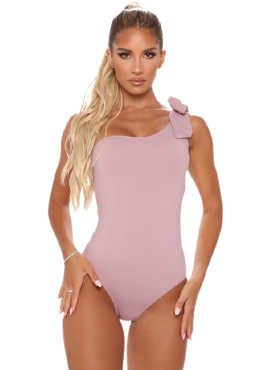 בגד ים שלם ורוד