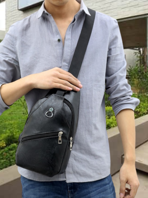 תיק עור לגבר