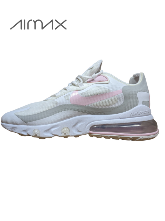 Women's Nike Air Max 270 React - WhitePink CZ0372-101